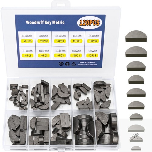 120pcs woodruff key - 120pcs, assortment