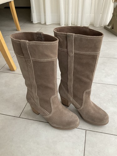 Timberland ladies beige suede - timberland,