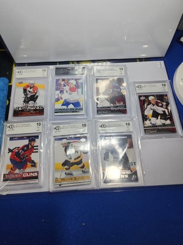 Graded hockey card lot - hockey,