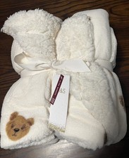 Marks & Spencer Spencer Bear Soft Throw / Blanket New