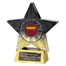 Gymnastics Pommel Horse Award (St7) 140mm Star Trophy Engraved Free