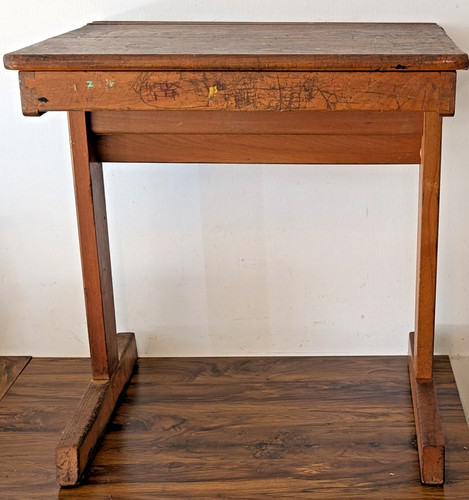 Vintage childs wooden school - childs,