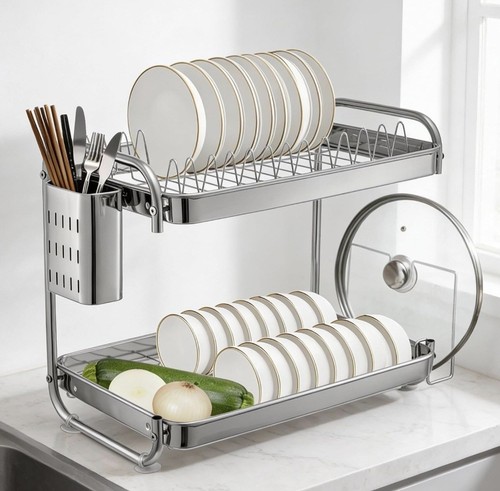 Tier dish drainer rack space - 2,