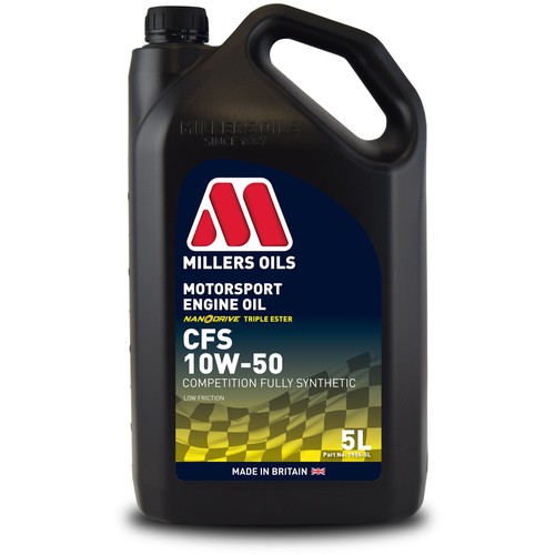 Millers oils motorsport - oils, cfs