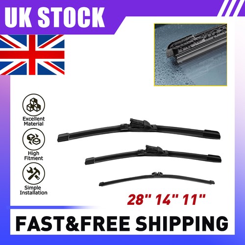 Front rear wiper - rear, set