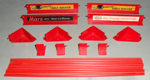 Subbuteo red fence surround - subbuteo,