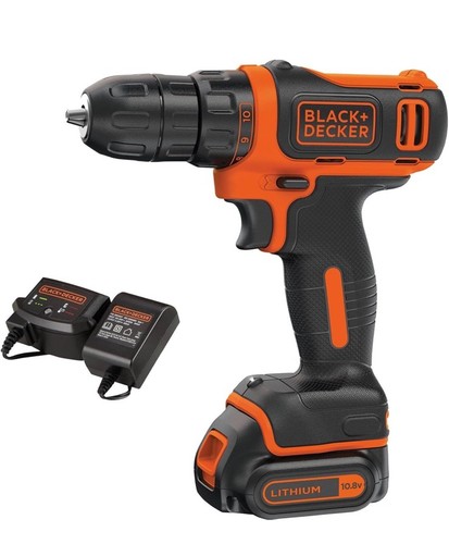Black and decker bdcdd12 8v - black, 10.8v
