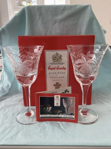 Royal brierley crystal - crystal, fuchsia