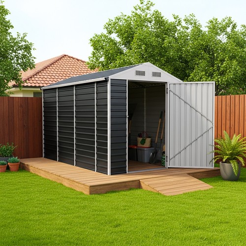 Garden shed with vents - shed,