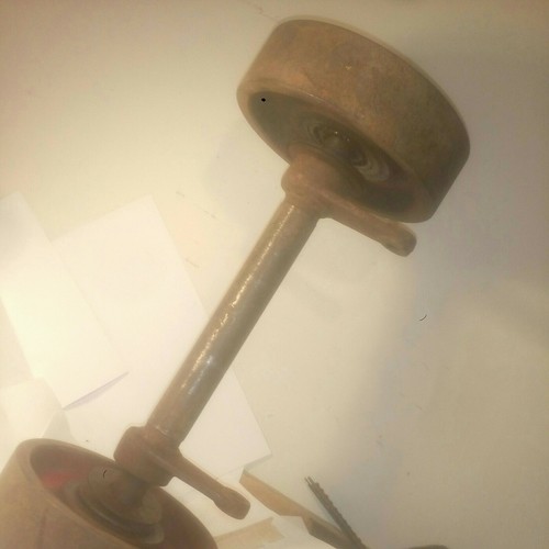 Vintage iron wheels - vintage,