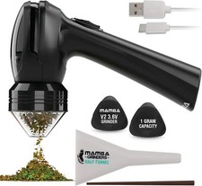 Portable 1g USB Electric Herb Grinder – Rechargeable, Compact Spice Mill Mamba
