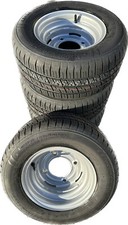 195 55 10 98/96N trailer Wheels and tyres 4 Stud 5.5 inch PCD Ifor Williams x4
