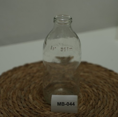 Vintage clear embossed glass - clear,