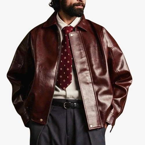Men burgundy vintage retro - men's,