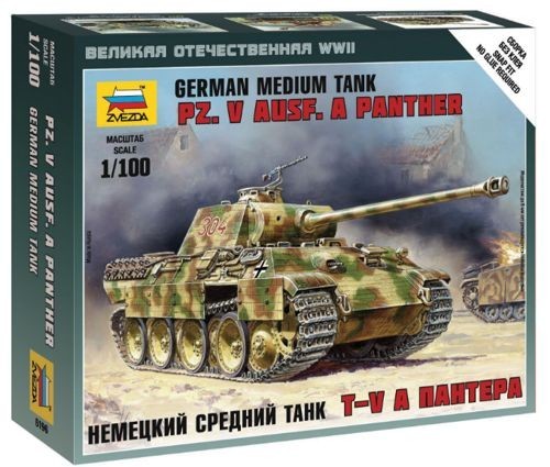 Zvezda zve6196 100 kpfw v - zve6196, pz.kpfw.v
