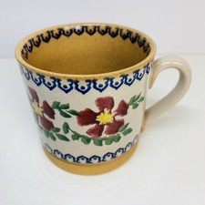 Nicholas Mosse Irish Pottery Small Mug - Old Rose Pattern - Excellent Condition