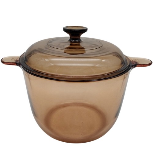 Corning ware vision - ware, amber