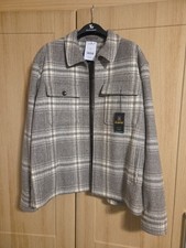 Men's Wool Rich Jacket By Next, Brand New XXL Size CHEQUERED Stunning BNWT Xmas
