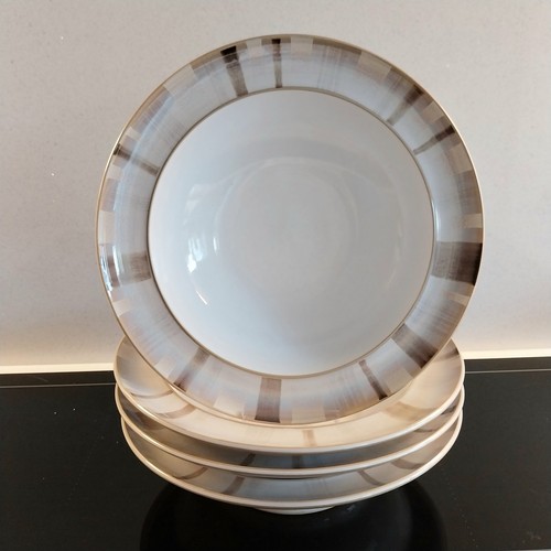 Set denby truffle rimmed - of,