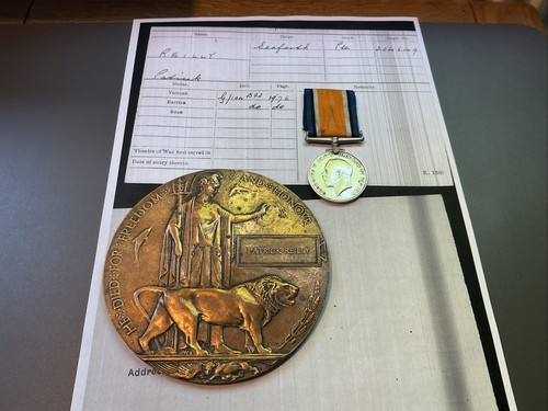 Ww1 memorial plaque bwm - memorial, &