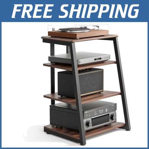 Adjustable wooden stereo - wooden,