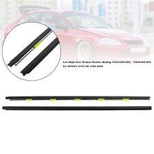 L+R Door Window Weather Molding 72410-S03-003 For HONDA CIVIC EK 1996-2000 SQ