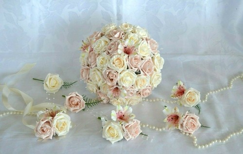 Wedding bouquet artificial - wedding,