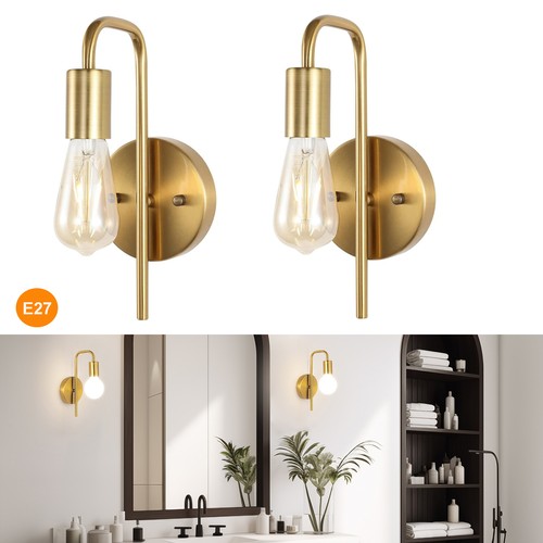Gold retro led wall - gold,