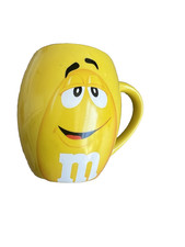 M&M World Mug Large Yellow Barrel Completely Nuts Coffee Tea Cup
