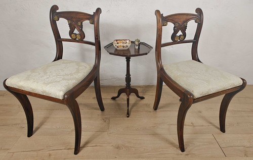 Victorian pair chairs - pair, of