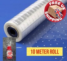 White Dots Clear Cellophane