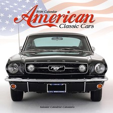 American Classic Cars 2026 Calendar Car Gift Wall 15% OFF MULTI ORDERS