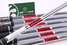 KBS $-Taper 120 Iron Shafts / Stiff Flex / Set of 7 / .370" Parallel Tips