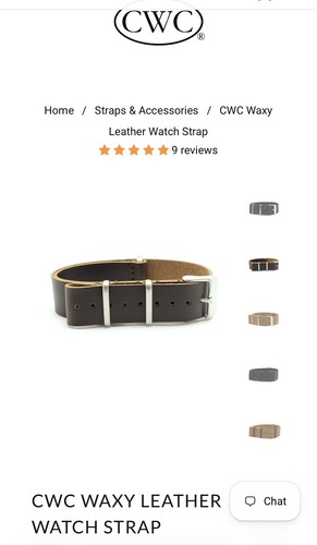 Cwc genuine watch strap - cwc,