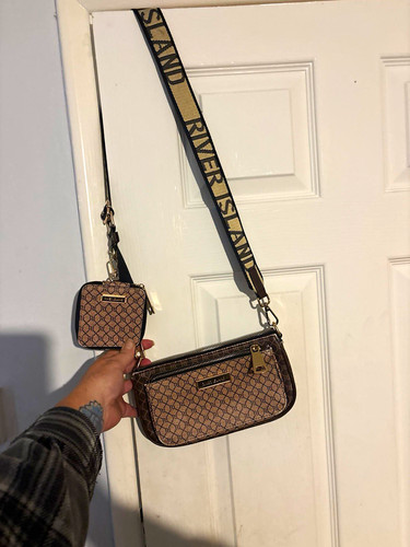 River island brown monogram - island,
