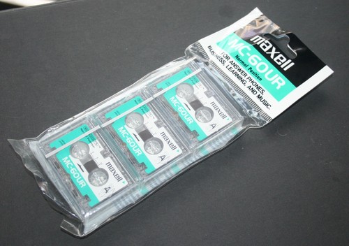 Maxell 60ur microcassette - maxell, mc-60ur
