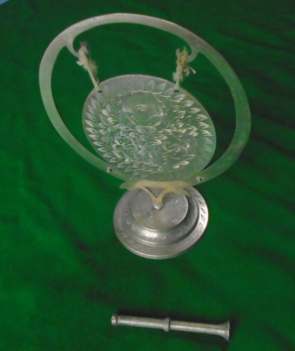 Indian brass dinner gong - indian,
