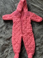 baby girl pramsuit 9-12 months