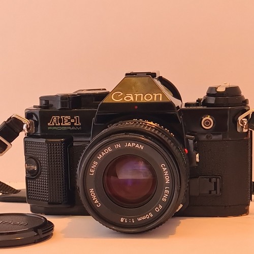 Canon ae1 program 35mm black - canon,