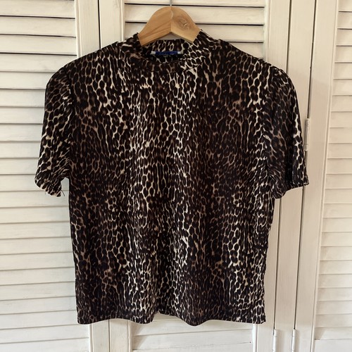 Zara leopard print stretch - zara,