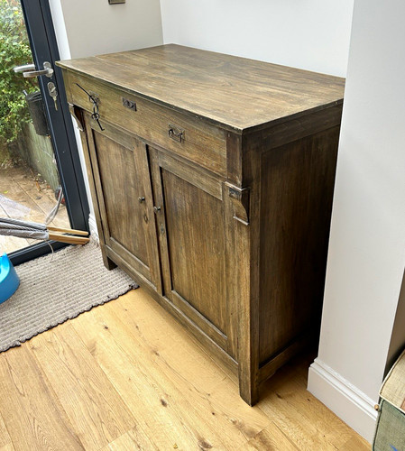Antique french buffet base - buffet,