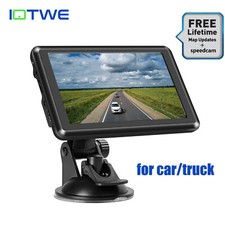 IOTWE Car SAT NAV 5 Inch with 2025 UK Ireland Europe Map (Free Lifetime Updates)