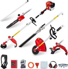 BU-KO 52cc Multi Functional Garden Tool Long Reach Petrol Hedge Trimmer