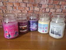 1 X Starlytes CANDLE LARGE JAR  510g BRAND NEW Choose Scent Inc CHRISTMAS Scents