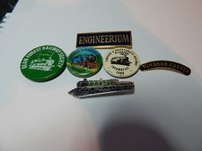 6x vintage railway and train