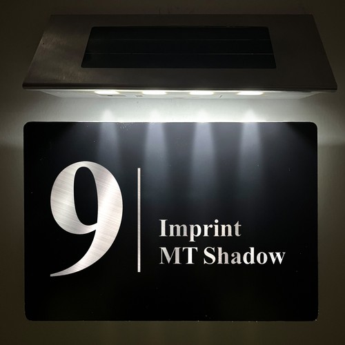 Personalised solar light - personalised, house