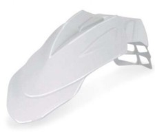 Acerbis Universal Supermoto Motorcycle Front Fender White