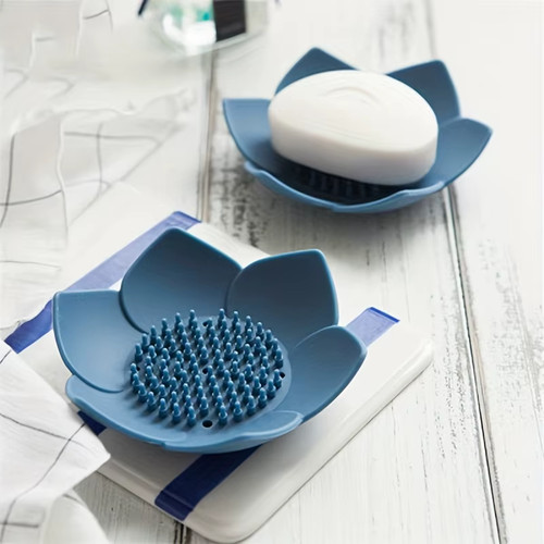 Lotus silicone soap - soap, holder