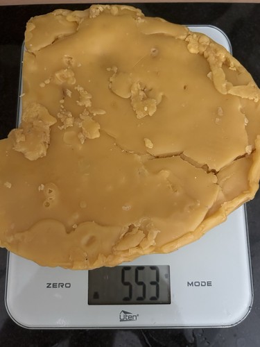 Raw bees wax 550 grams - wax, 100%