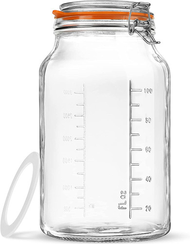 Super wide mouth glass storage - super,